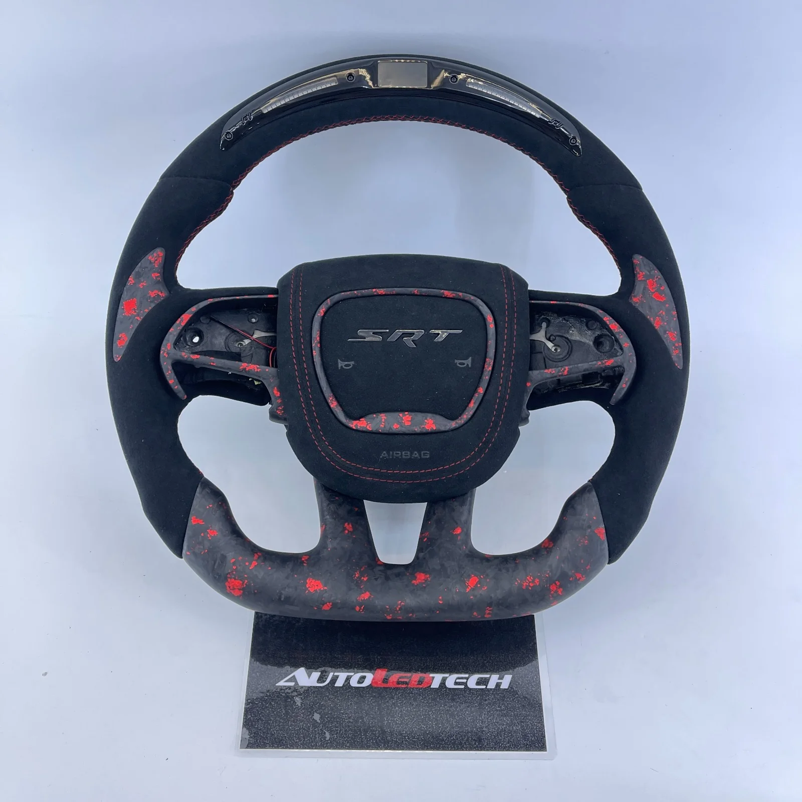 2015-2023 Dodge Charger Challenger Custom Carbon Fiber LED Steering Wheel - Image 143