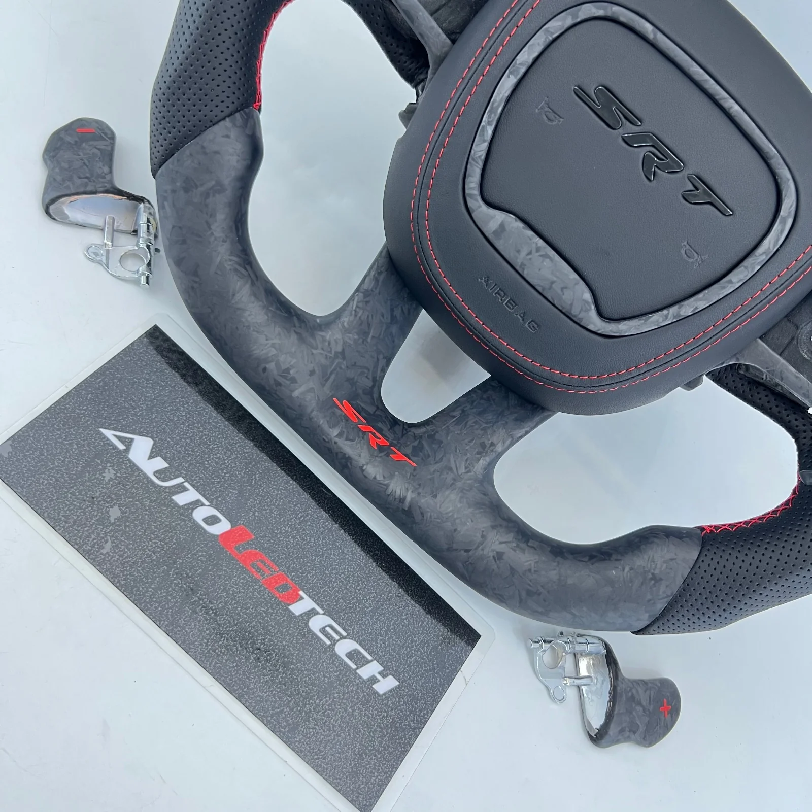 2015-2023 Dodge Charger Challenger Custom Carbon Fiber LED Steering Wheel - Image 144