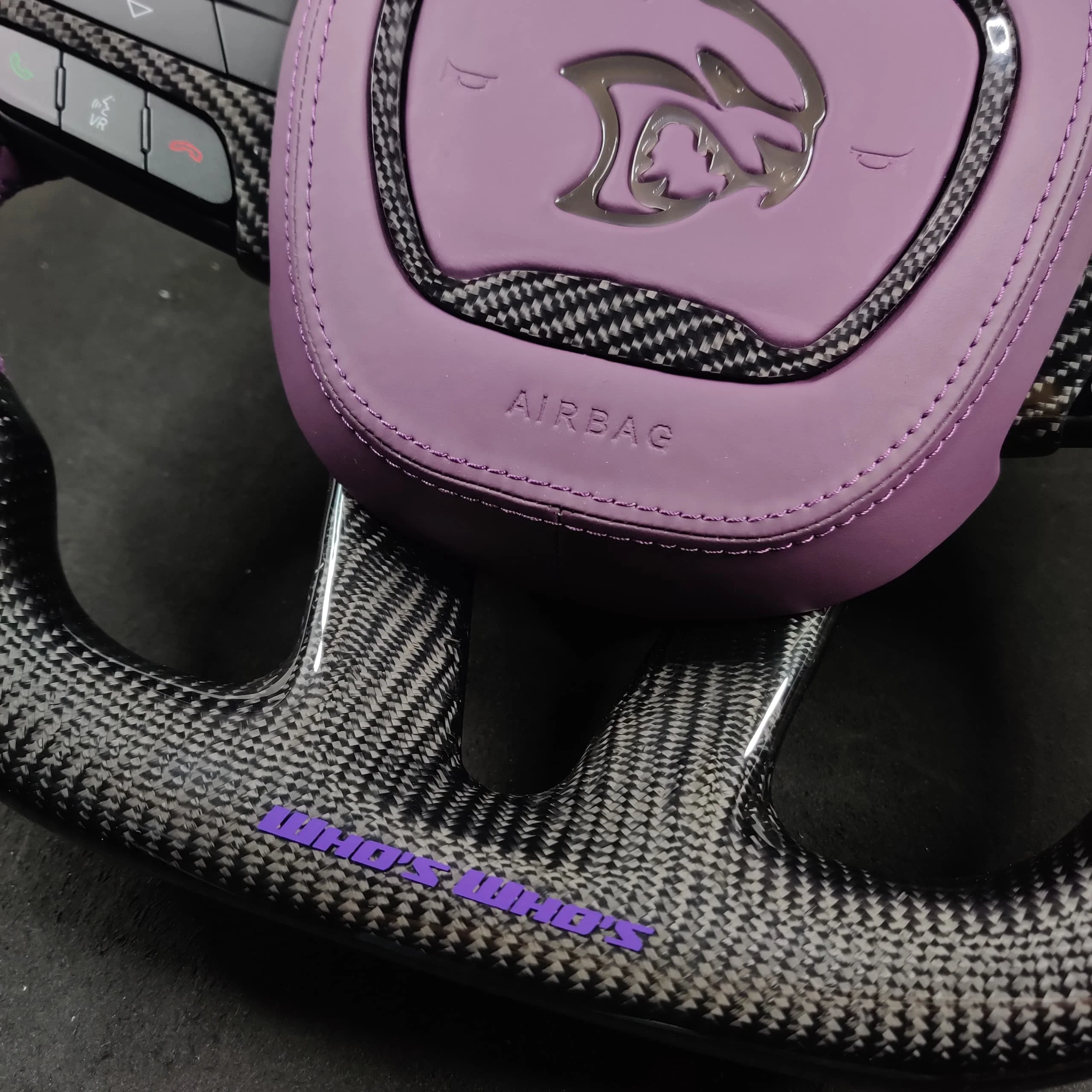 2015-2023 Dodge Charger Challenger Custom Carbon Fiber LED Steering Wheel - Image 150