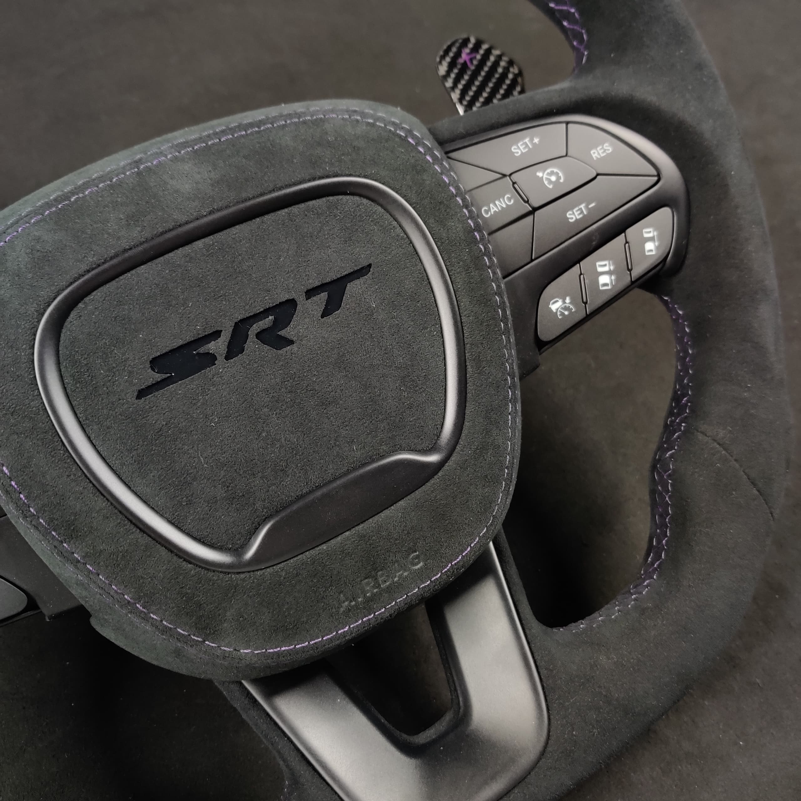 2015-2023 Dodge Charger Challenger Custom Carbon Fiber LED Steering Wheel - Image 46