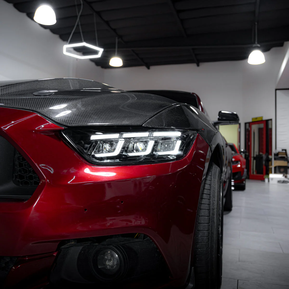 2015-2017 Ford Mustang S650 Style LED DRL Headlights - Image 11