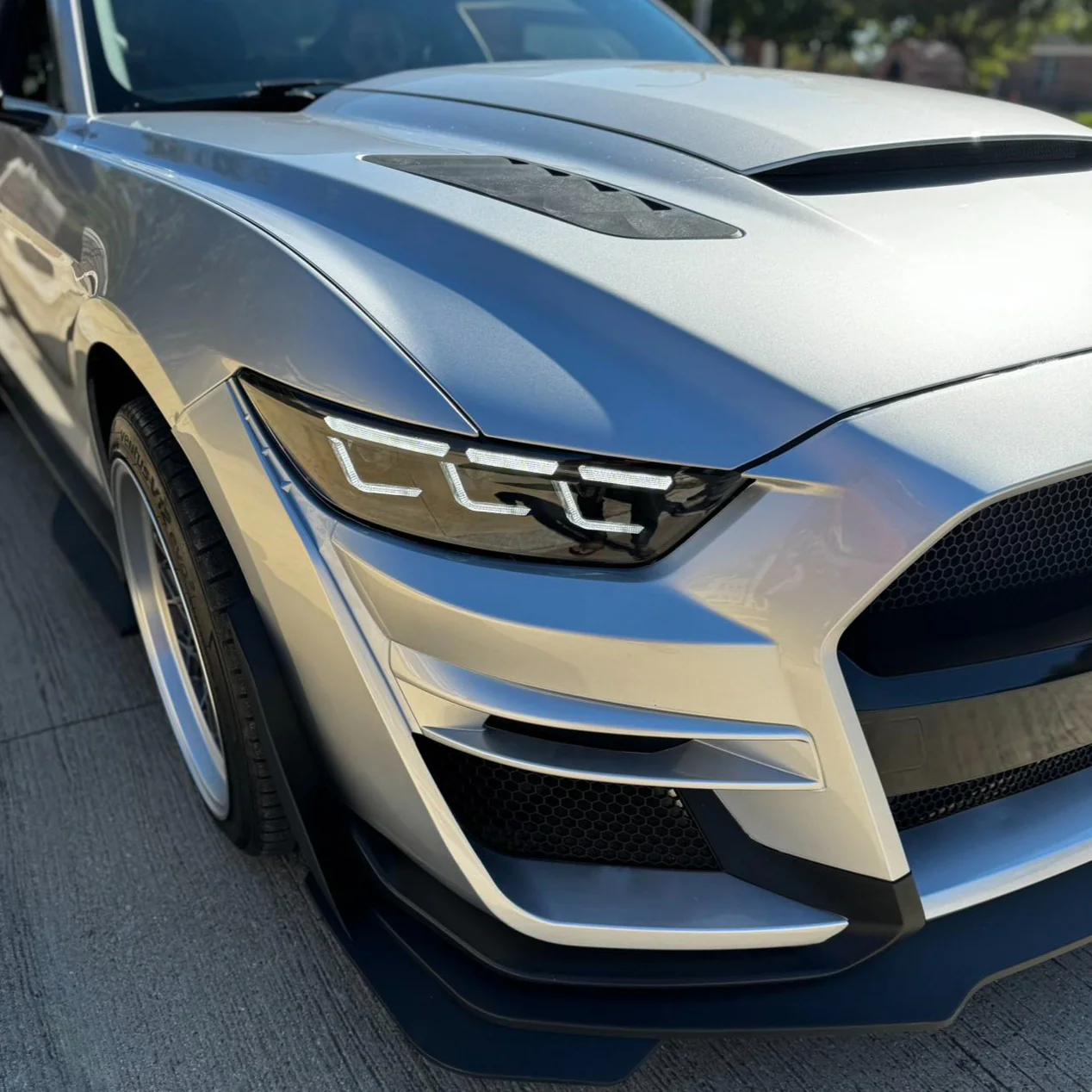 2015-2017 Ford Mustang S650 Style LED DRL Headlights - Image 3