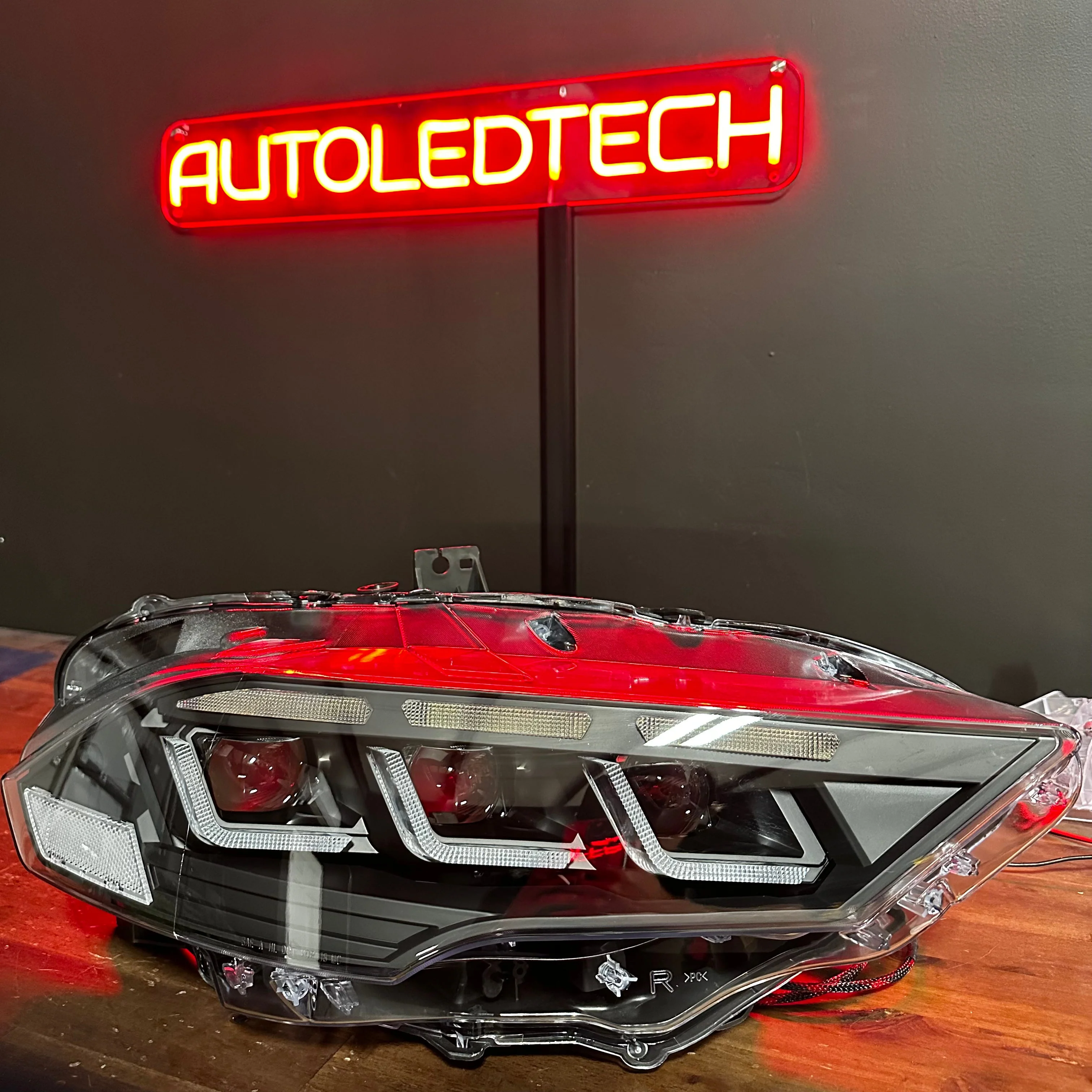 2015-2017 Ford Mustang S650 Style LED DRL Headlights - Image 32