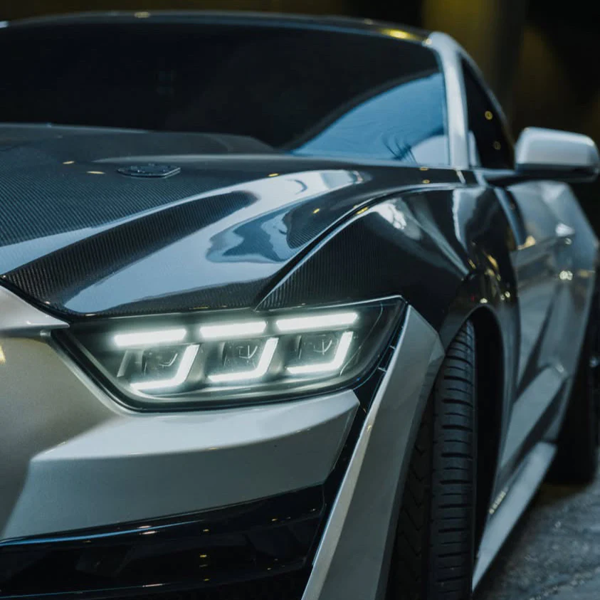 2015-2017 Ford Mustang S650 Style LED DRL Headlights - Image 7