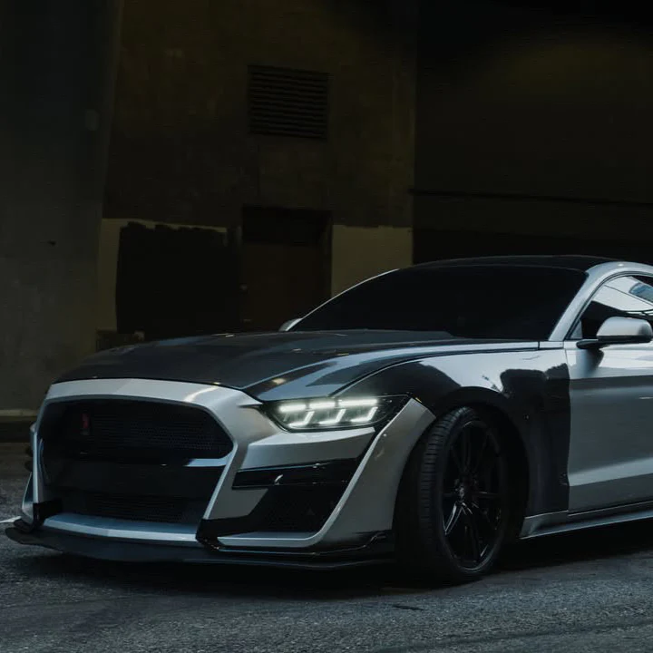 2015-2017 Ford Mustang S650 Style LED DRL Headlights - Image 9