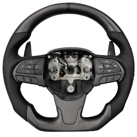2015-2023 Chrysler 300 Custom Carbon Fiber Steering Wheel - Image 10