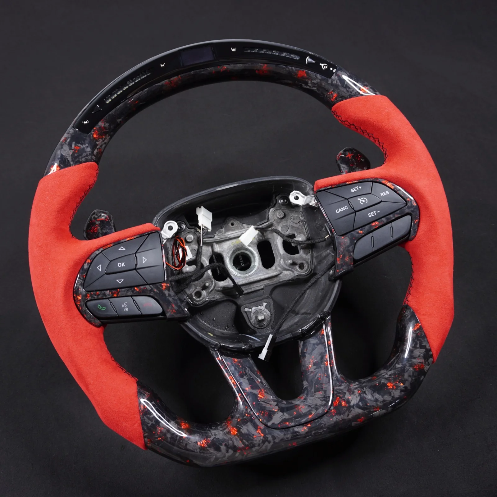 2015-2023 Chrysler 300 Custom Carbon Fiber Steering Wheel - Image 13