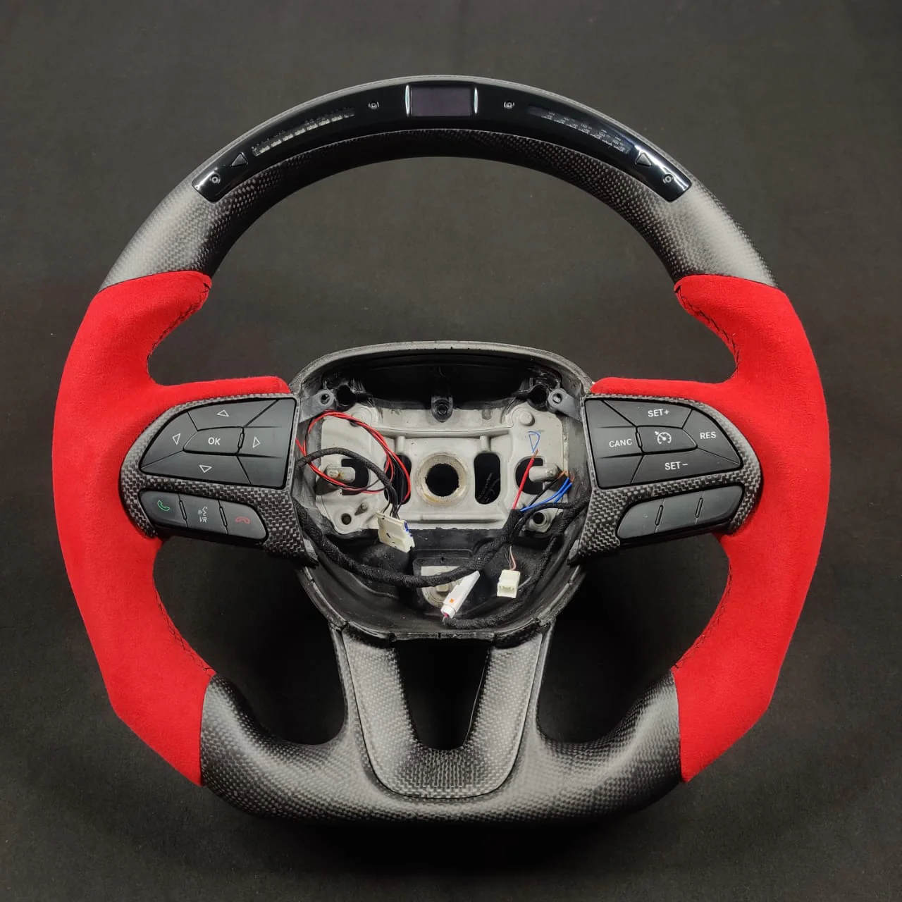 2015-2023 Chrysler 300 Custom Carbon Fiber Steering Wheel - Image 5