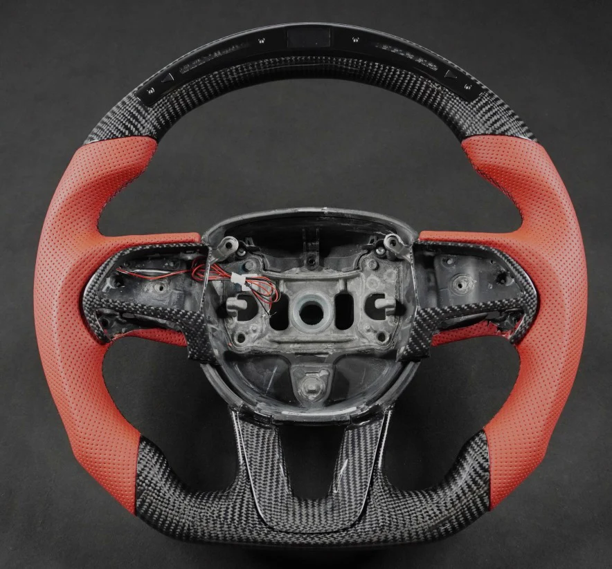 2015-2023 Chrysler 300 Custom Carbon Fiber Steering Wheel - Image 70