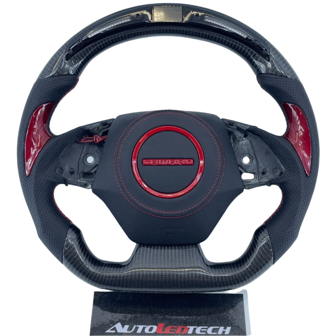 2016-2024 Chevrolet Camaro Custom Carbon Fiber Steering Wheel - Image 19