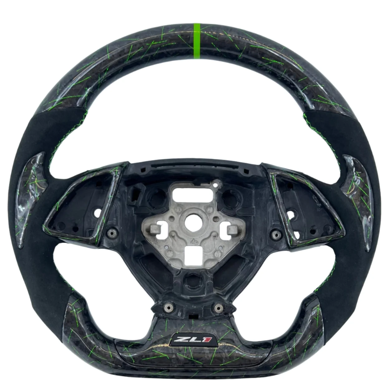 2016-2024 Chevrolet Camaro Custom Carbon Fiber Steering Wheel - Image 4