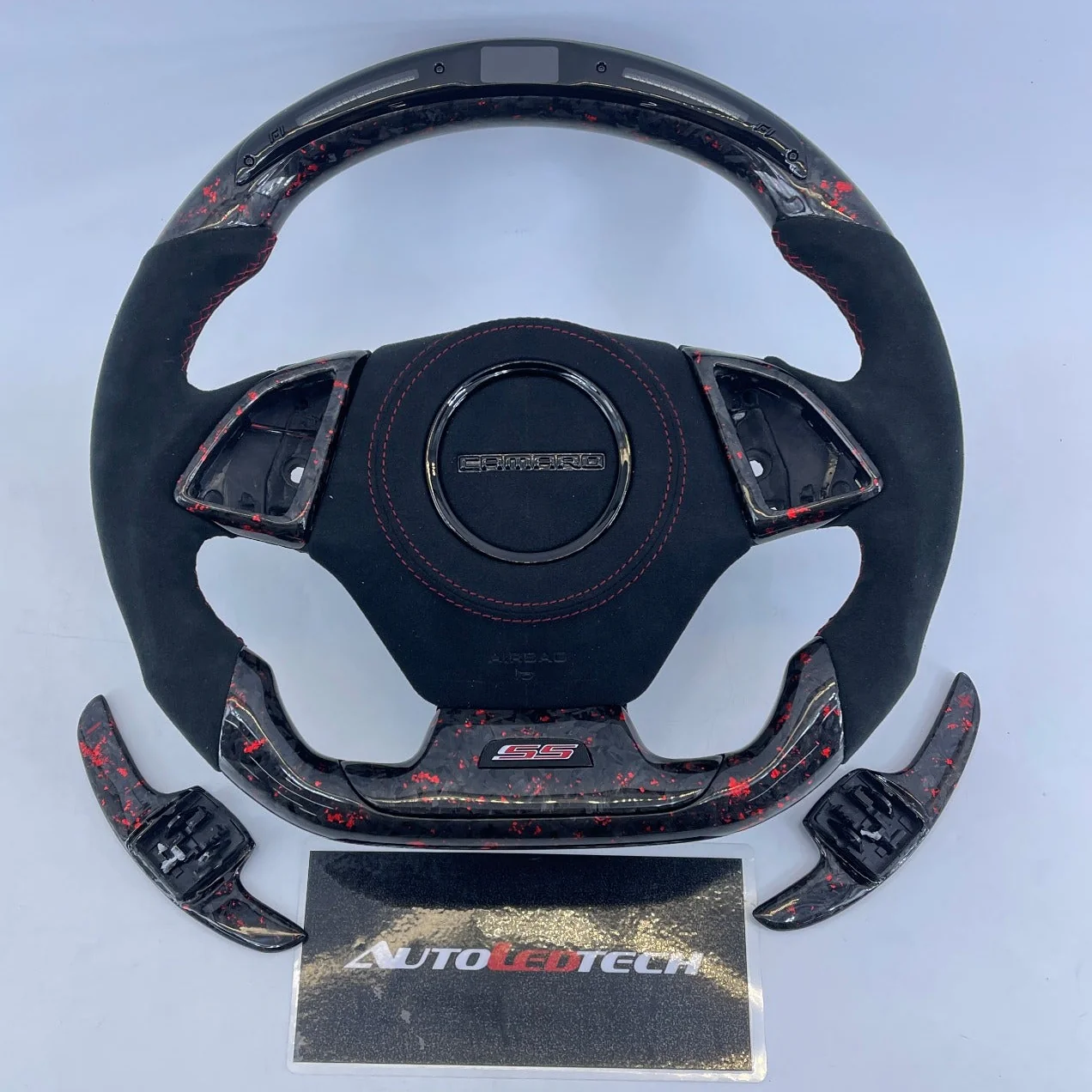2016-2024 Chevrolet Camaro Custom Carbon Fiber Steering Wheel - Image 5