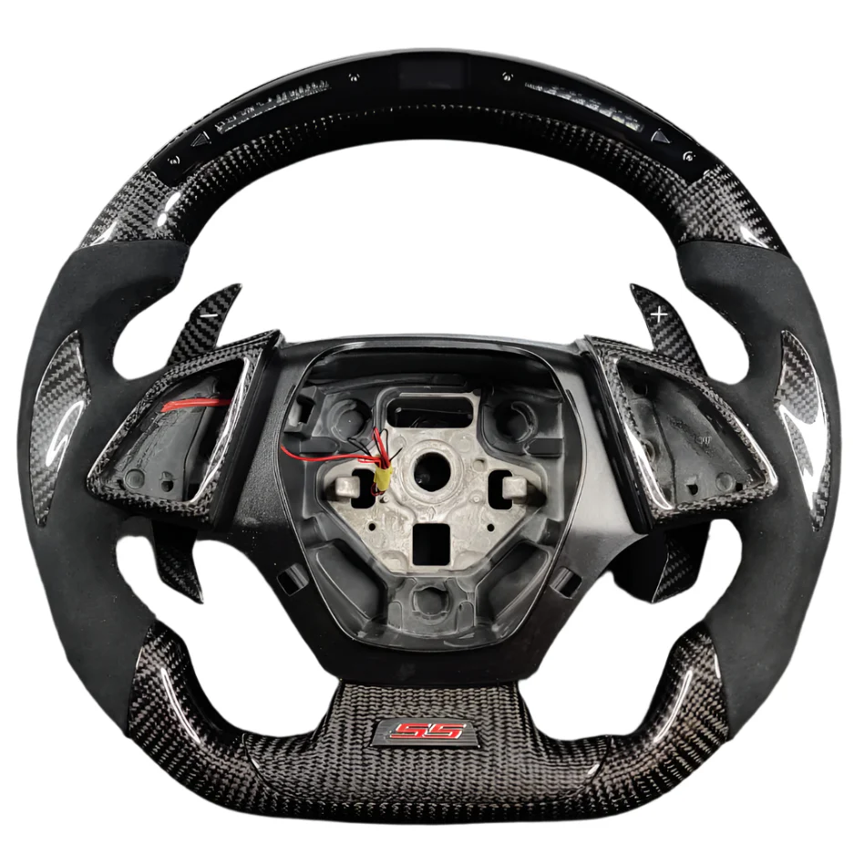 2016-2024 Chevrolet Camaro Custom Carbon Fiber Steering Wheel - Image 6