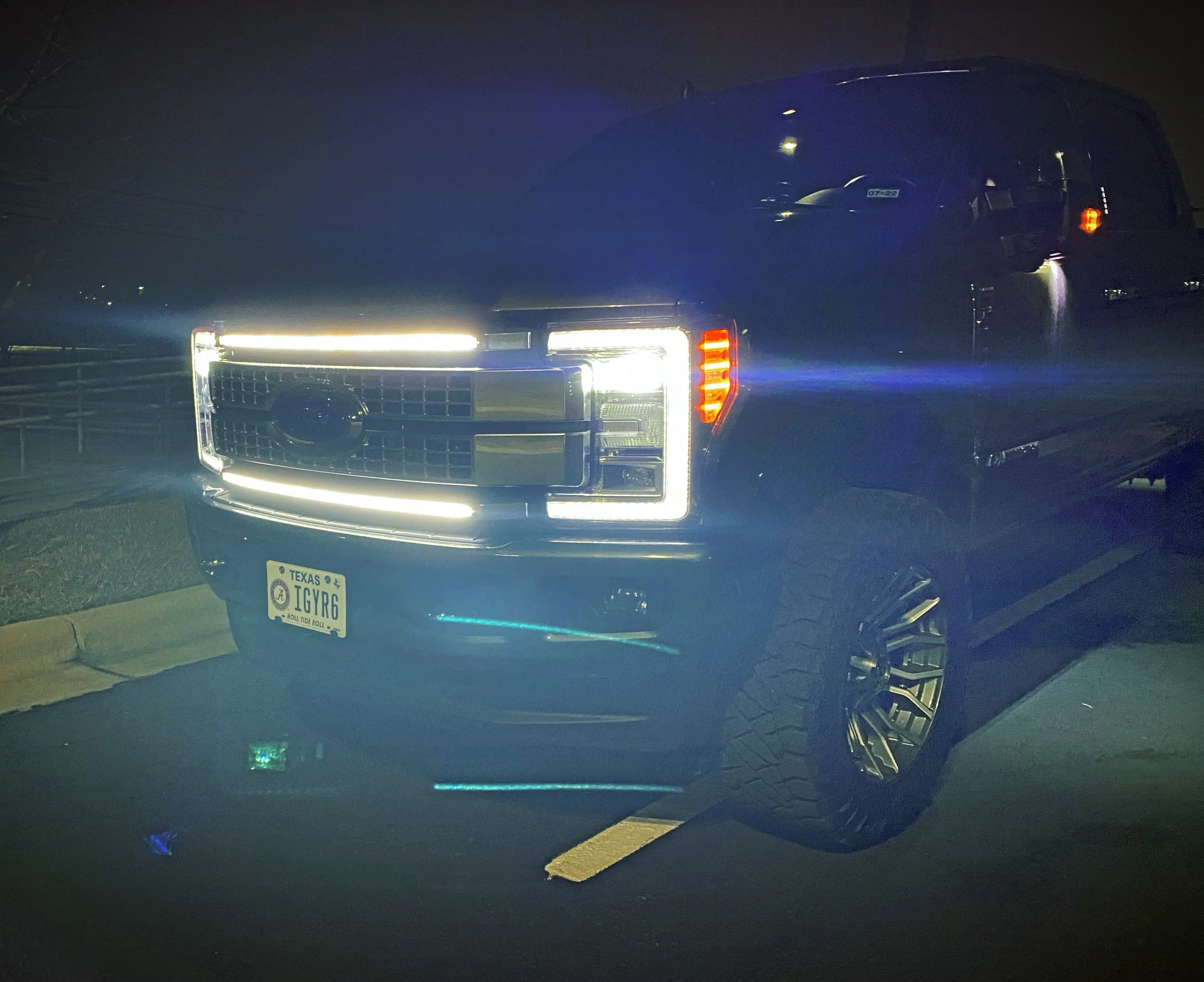 2017-2019 Ford Super Duty F250 F350 LED Grill Accent Light Bars Kit - Image 10