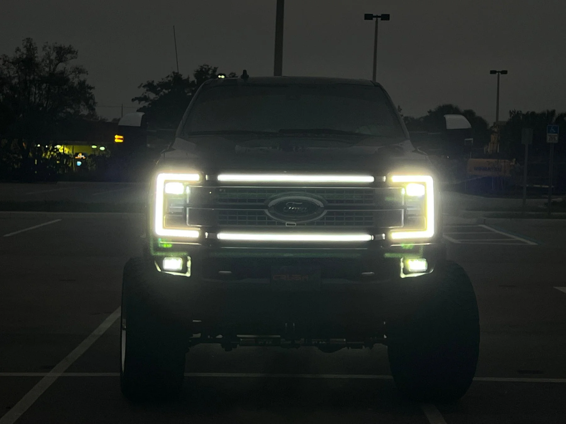 2017-2019 Ford Super Duty F250 F350 LED Grill Accent Light Bars Kit - Image 15