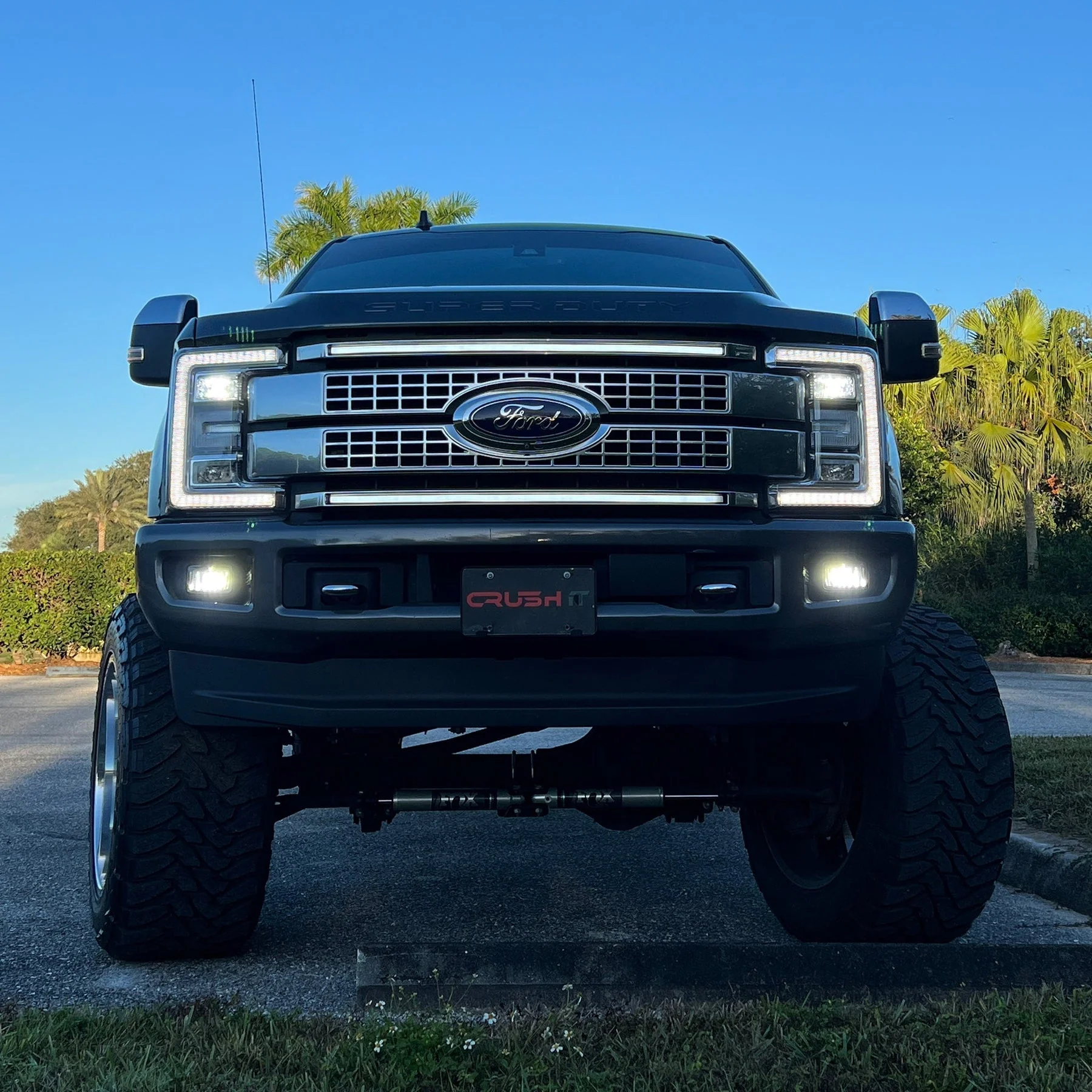 2017-2019 Ford Super Duty F250 F350 LED Grill Accent Light Bars Kit - Image 17