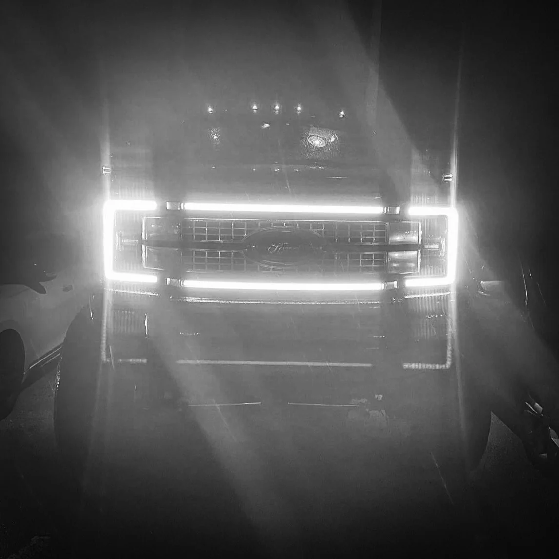 2017-2019 Ford Super Duty F250 F350 LED Grill Accent Light Bars Kit - Image 19