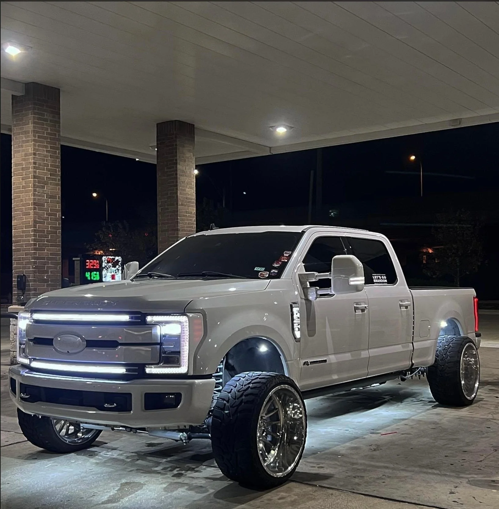 2017-2019 Ford Super Duty F250 F350 LED Grill Accent Light Bars Kit - Image 3