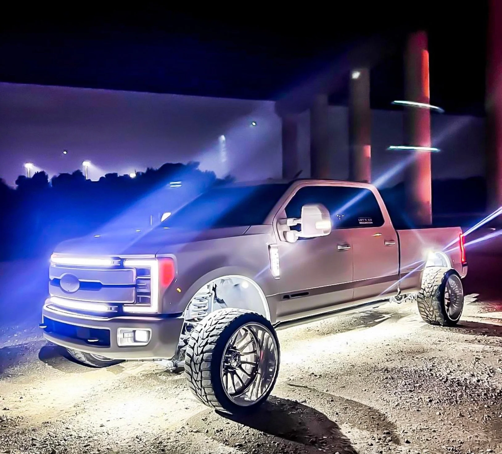 2017-2019 Ford Super Duty F250 F350 LED Grill Accent Light Bars Kit - Image 9