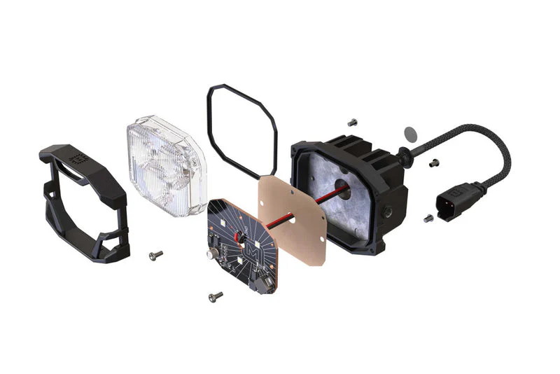 2017-2019 Ford Super Duty White Amber LED DRL Headlights - Image 22