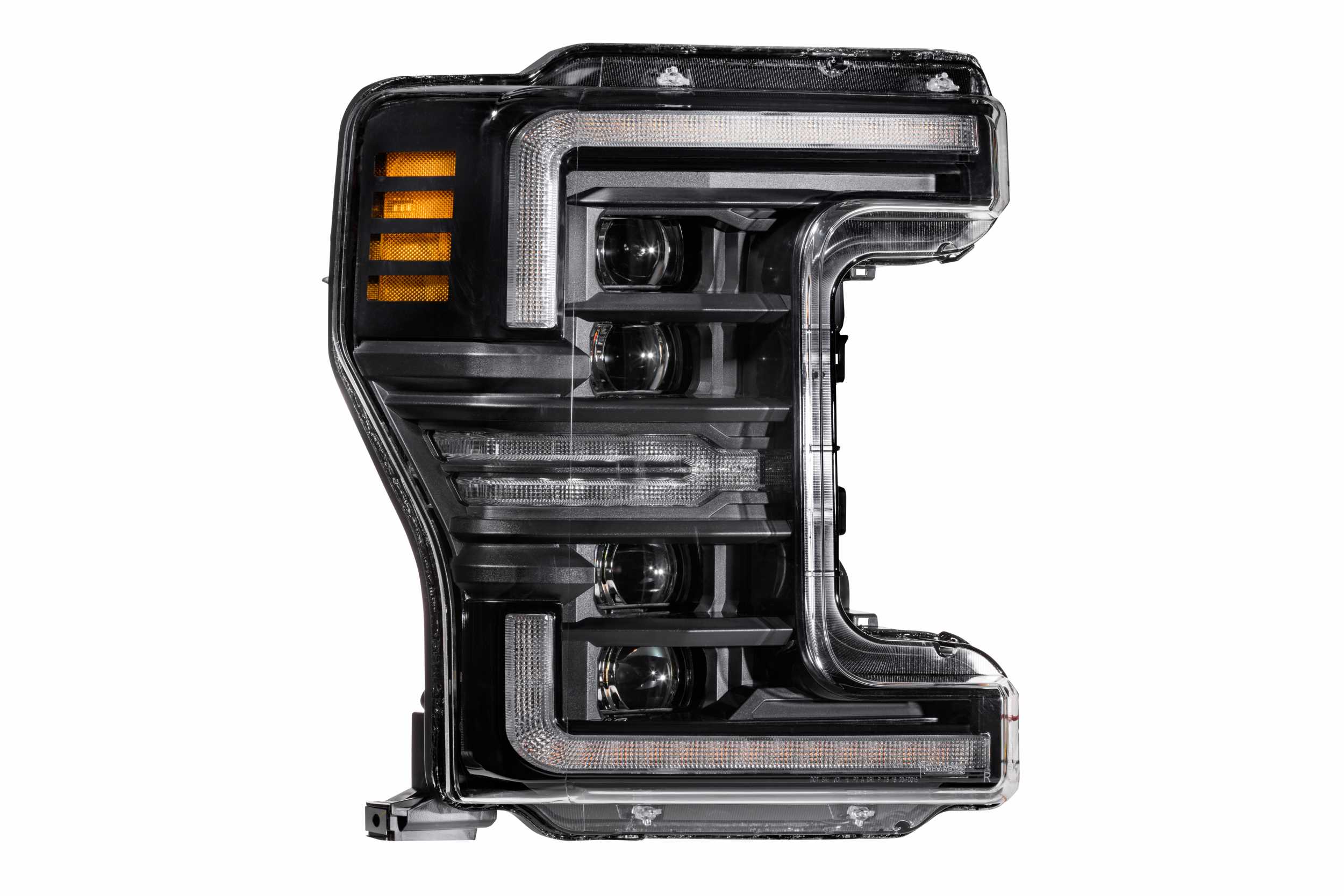 2017-2019 Ford Super Duty White Amber LED DRL Headlights - Image 7