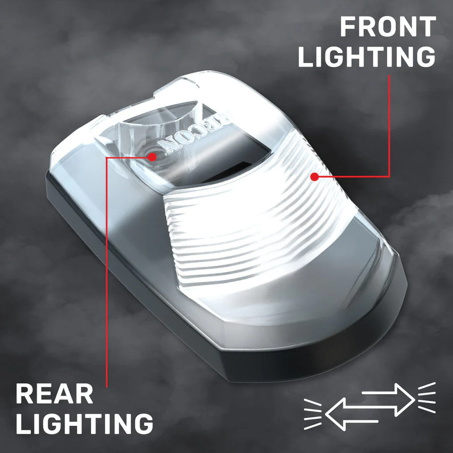 2023-2026+ Ford F250 Super Duty 2WAY Smoked White Amber LED Roof Cab Lights - Image 9