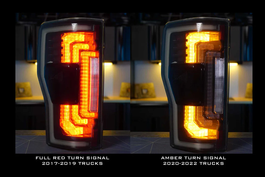 2017-2022 Ford F250 Super Duty Red Smoked LED Tail Lights - Image 14