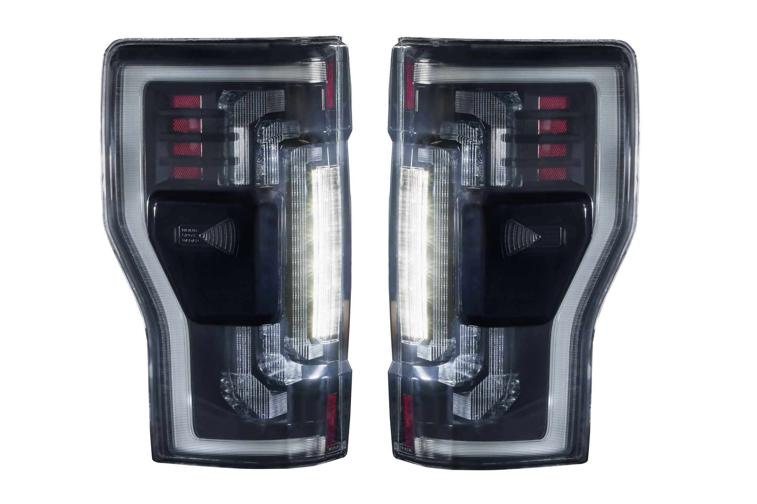 2017-2022 Ford F250 Super Duty Red Smoked LED Tail Lights - Image 19