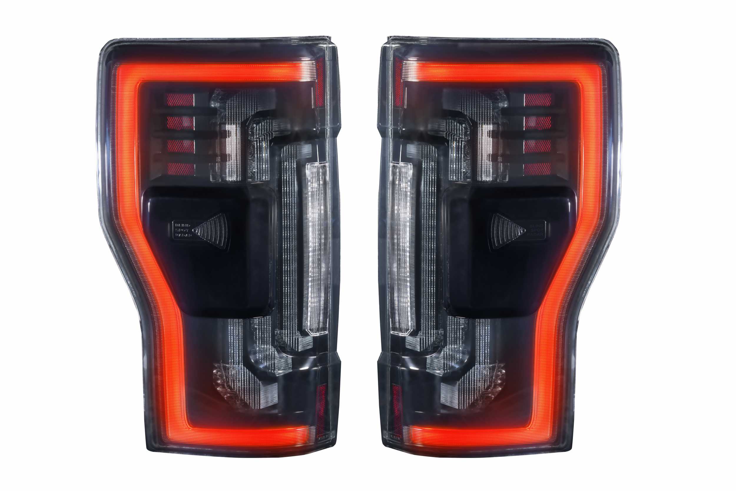 2017-2022 Ford F250 Super Duty Red Smoked LED Tail Lights - Image 21