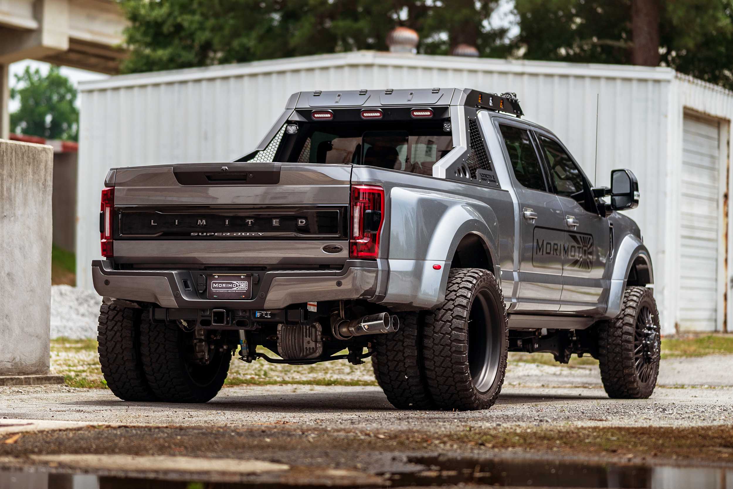 2017-2022 Ford F250 Super Duty Red Smoked LED Tail Lights - Image 8