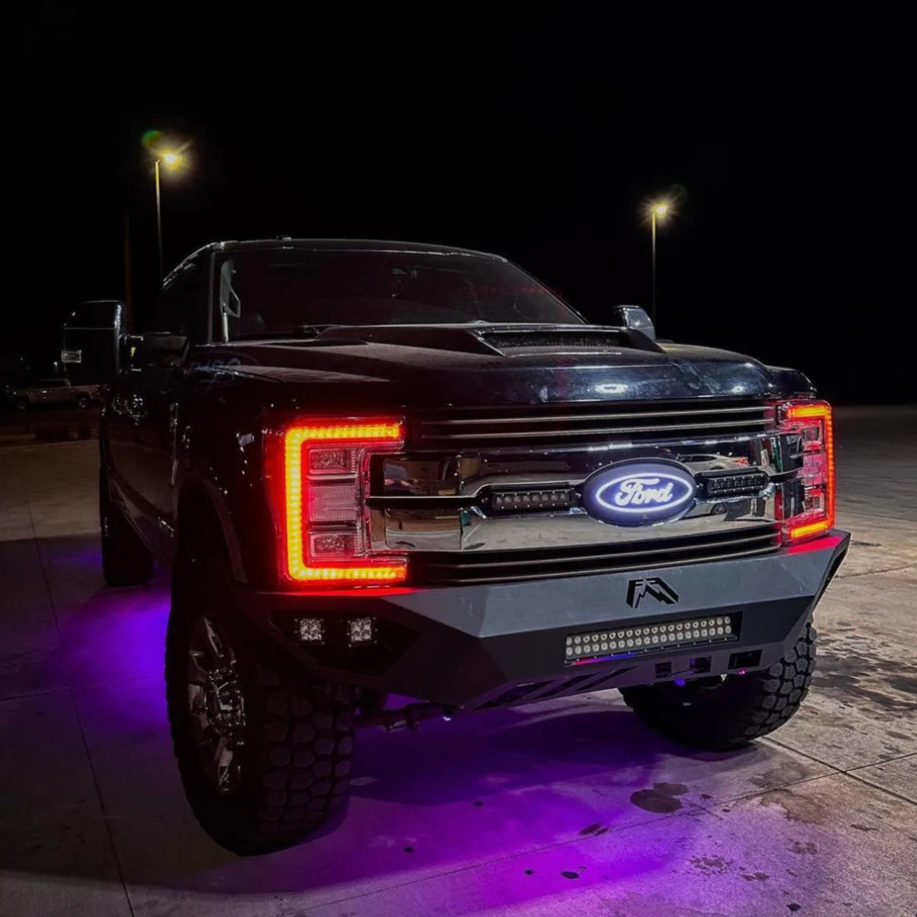 2017-2019 Ford Super Duty F250 RGBW Flow Series LED DRL Boards - Image 4