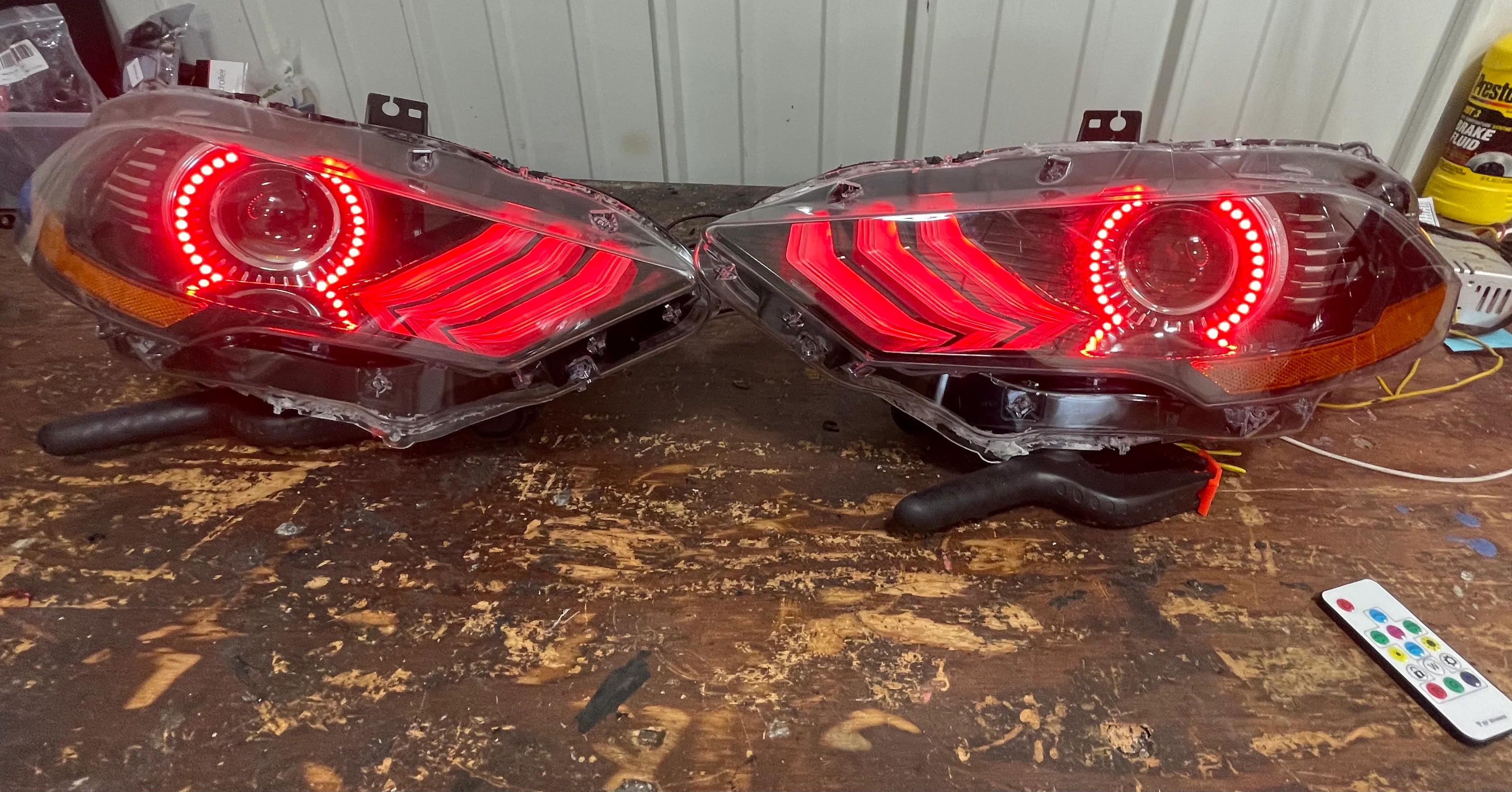 2018-2023 Ford Mustang RGBW Flow Series LED DRL Halo Headlights - Image 35