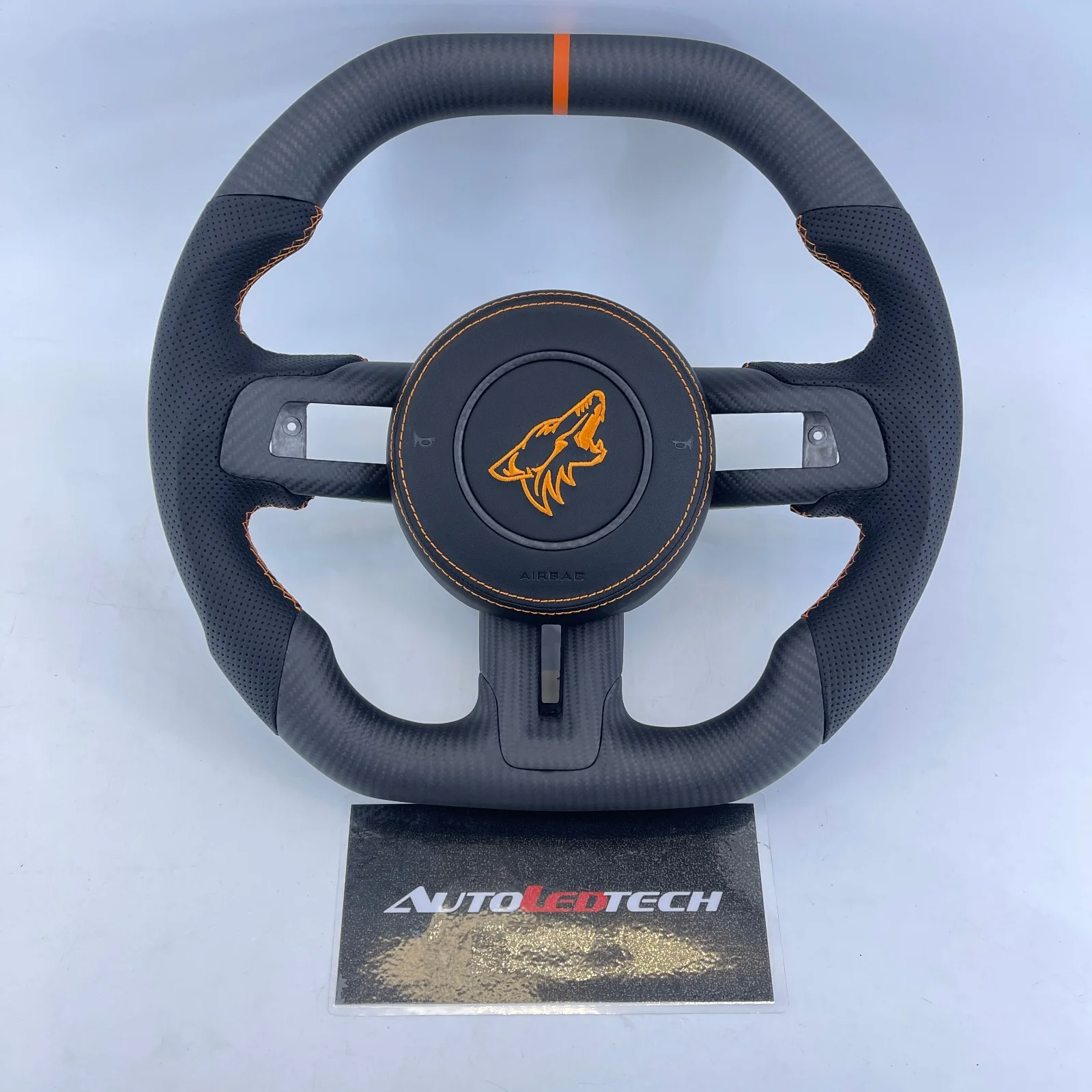 2015-2023 Ford Mustang Carbon Fiber Steering Wheel - Image 16