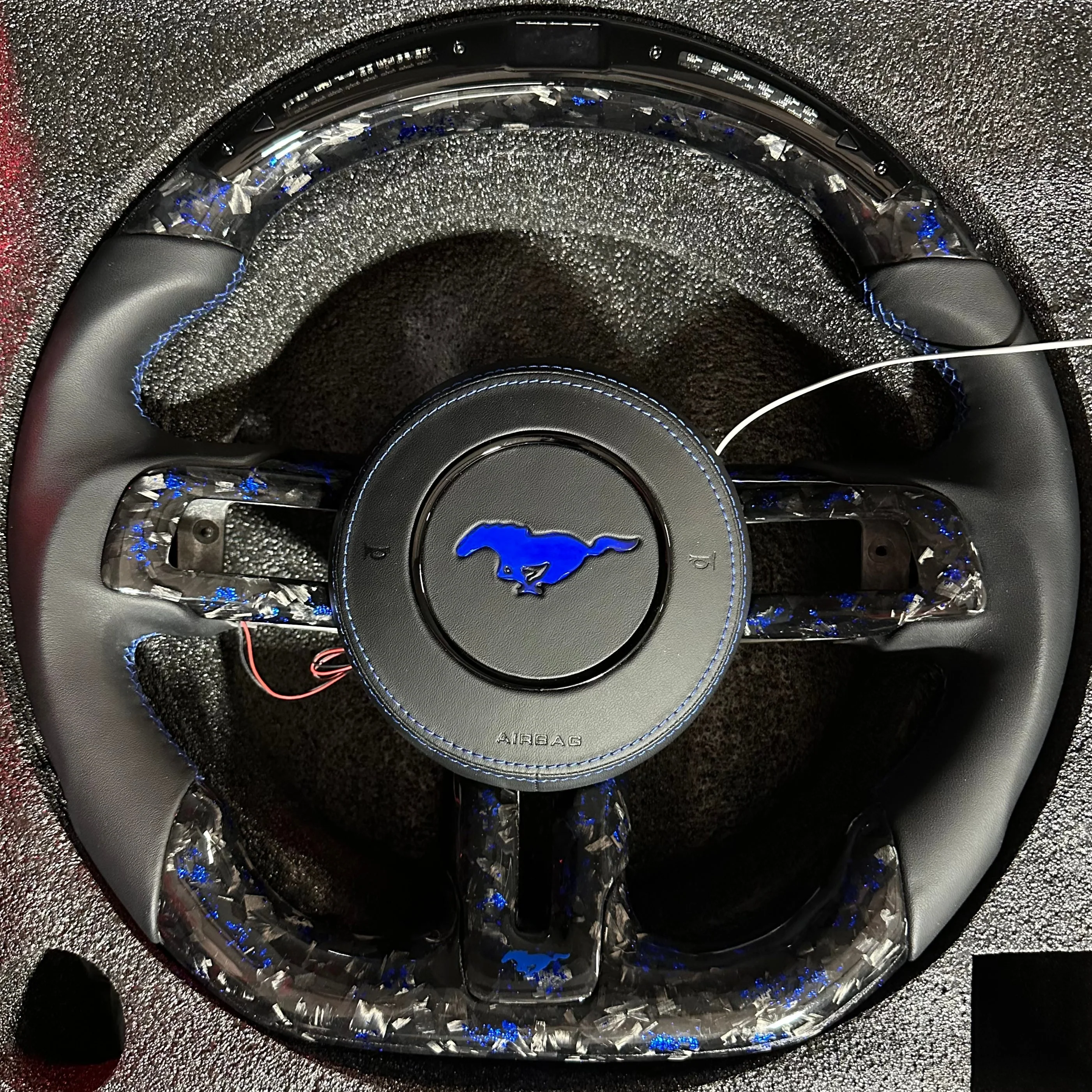2015-2023 Ford Mustang Carbon Fiber Steering Wheel - Image 25