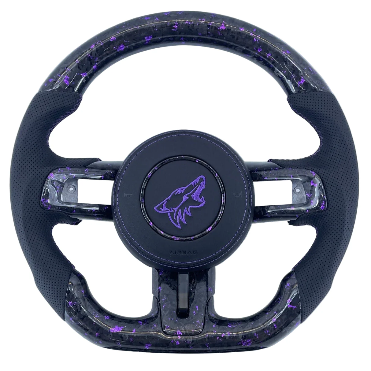 2015-2023 Ford Mustang Carbon Fiber Steering Wheel - Image 3
