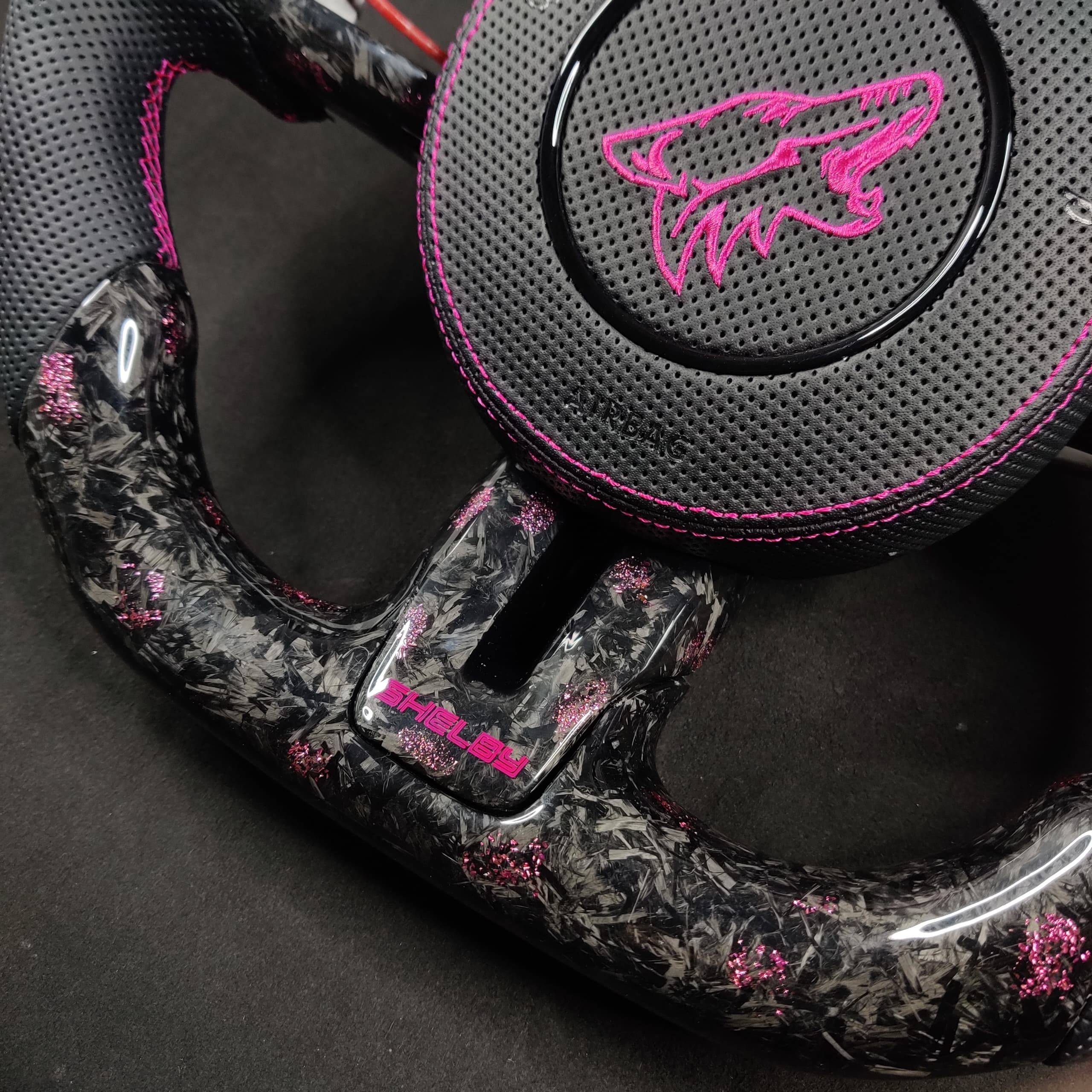 2015-2023 Ford Mustang Carbon Fiber Steering Wheel - Image 45