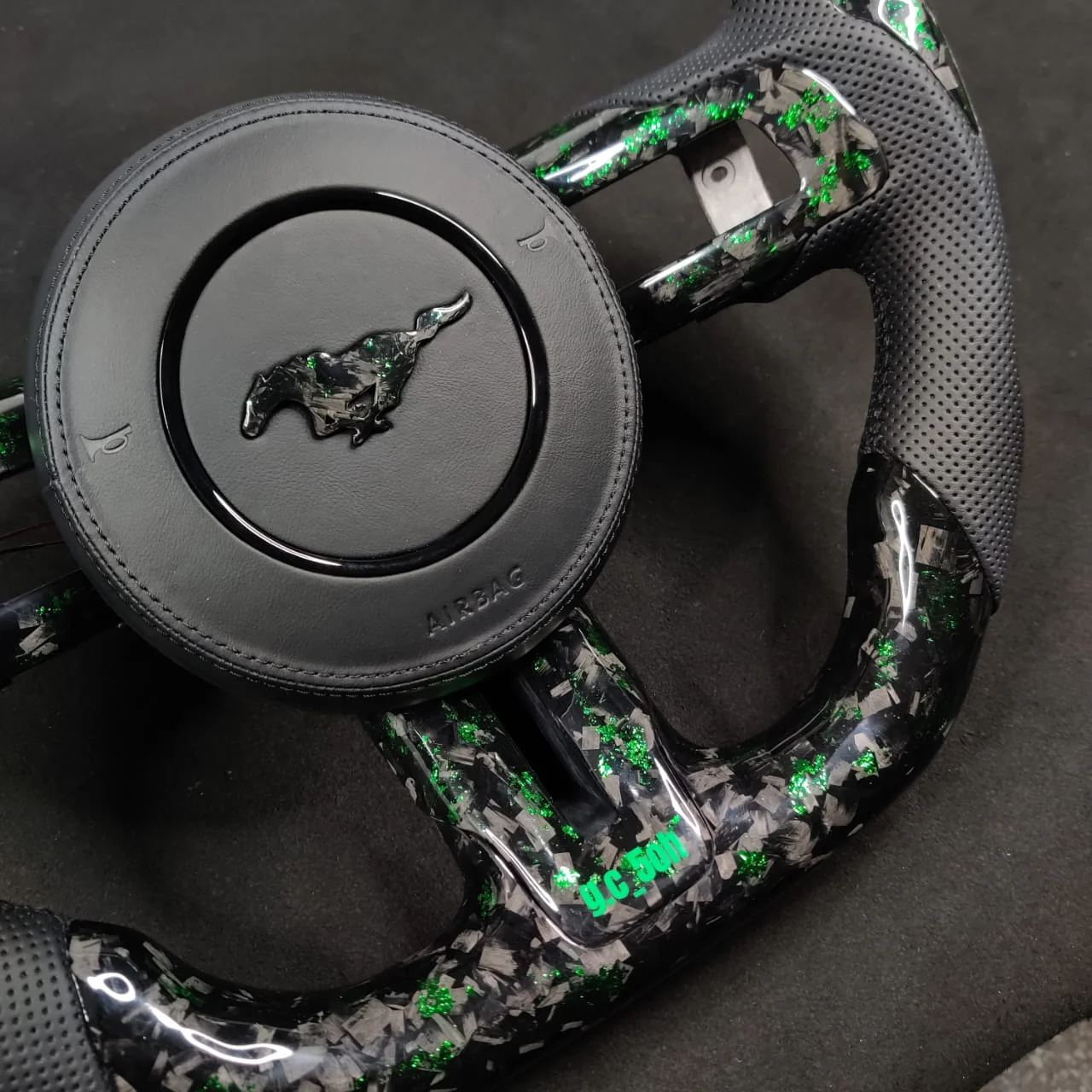 2015-2023 Ford Mustang Carbon Fiber Steering Wheel - Image 67