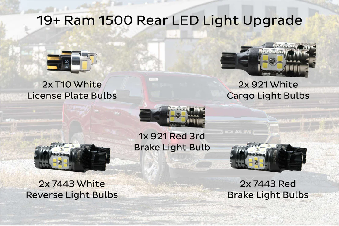 2019-2024 Ram 1500 LED DRL Projector Replacement Headlights - Image 15