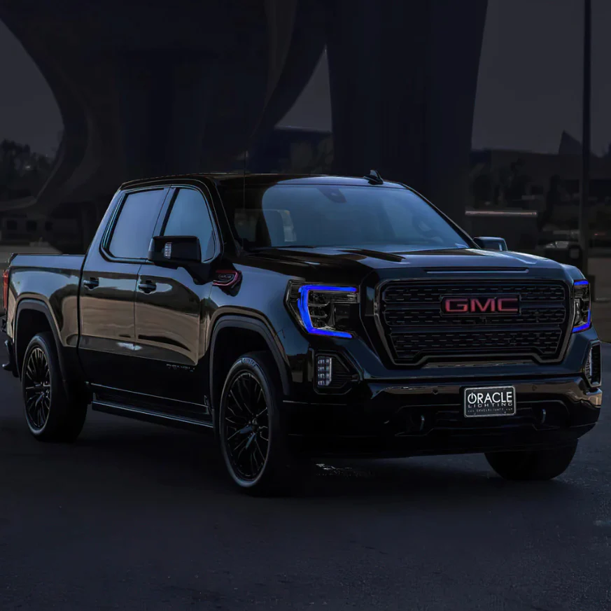 2019-2022 GMC Sierra 1500 RGBW Color Changing LED DRL Boards - Image 6
