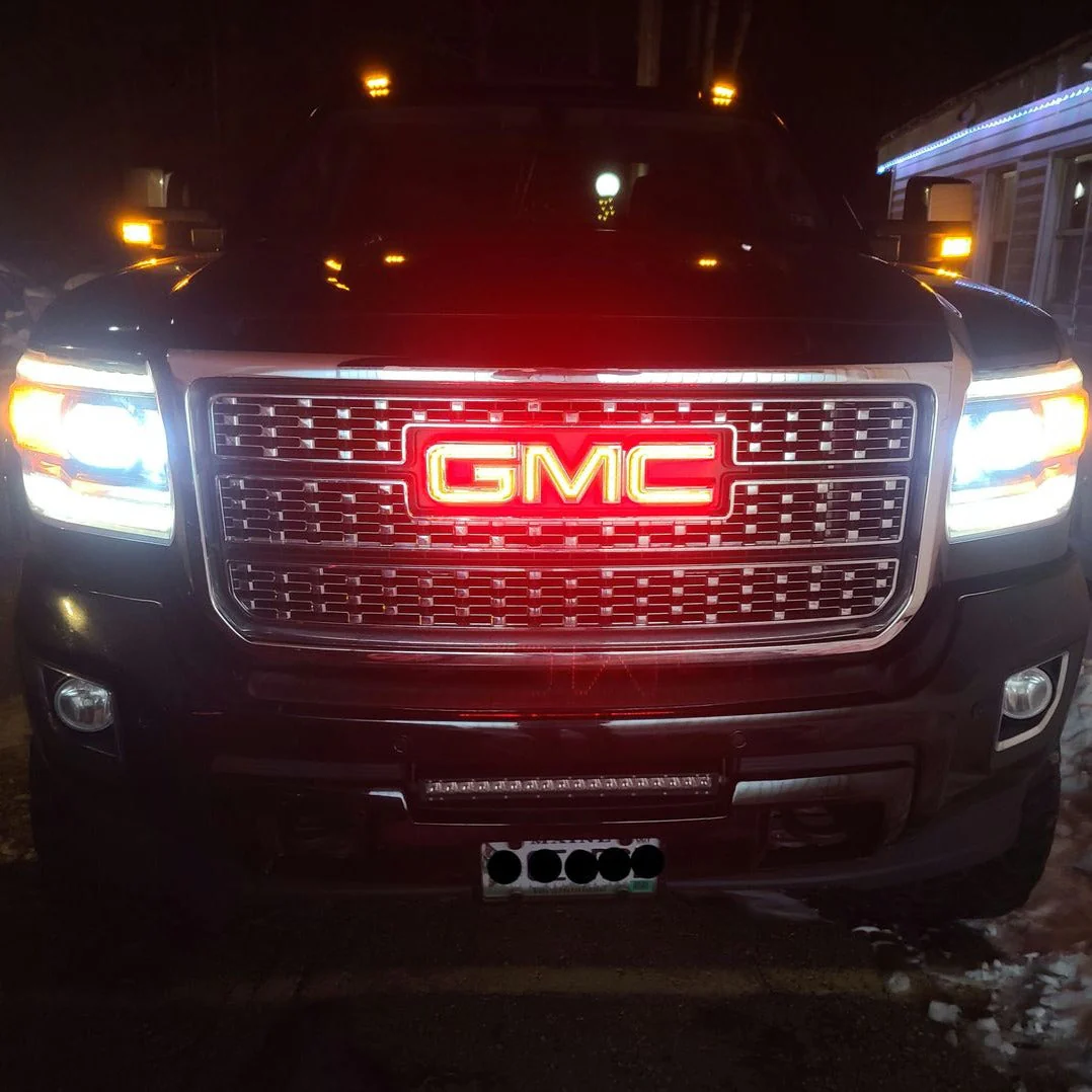 2007-2026+ GMC Sierra Yukon Canyon Illuminated RGBW LED Badge Emblem Logo - Image 17