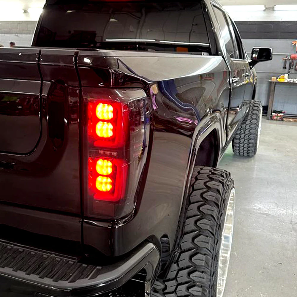 2019-2026 GMC Sierra Smoked Scanning LED Tail Lights - Image 18