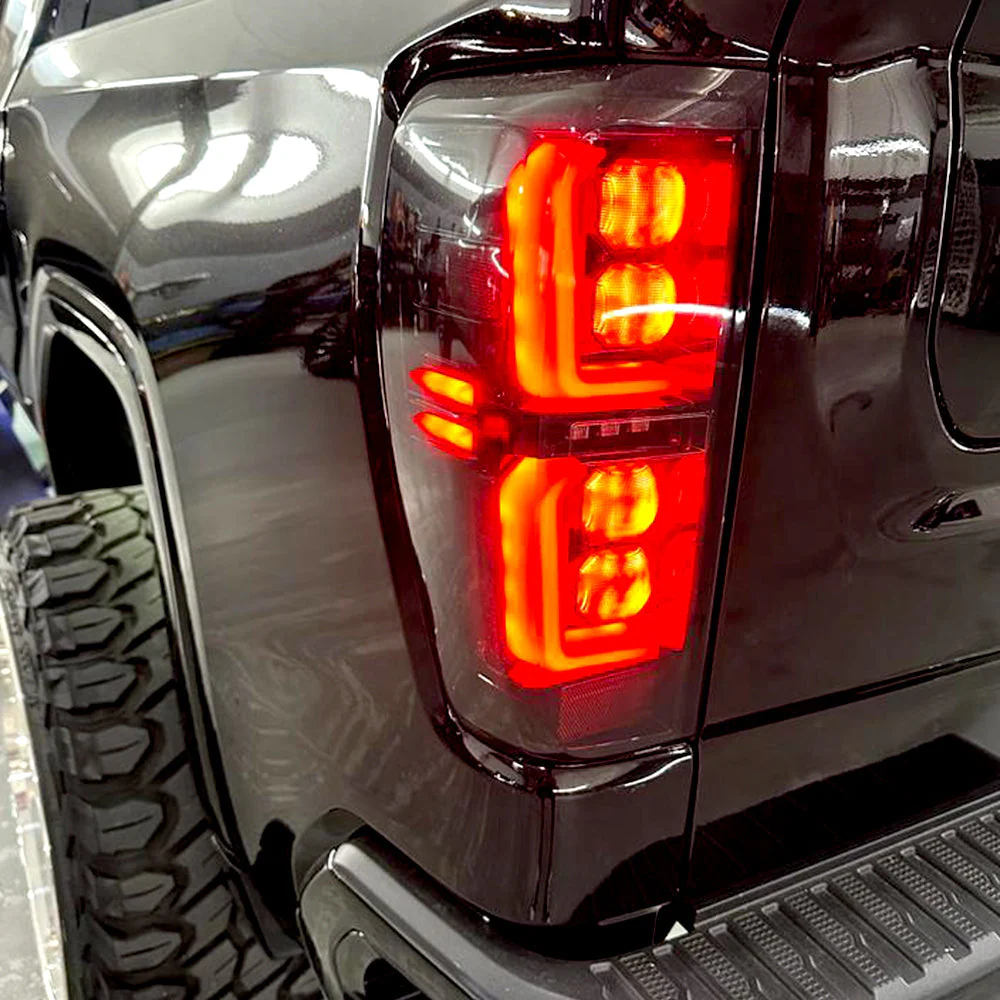 2019-2026 GMC Sierra Smoked Scanning LED Tail Lights - Image 20