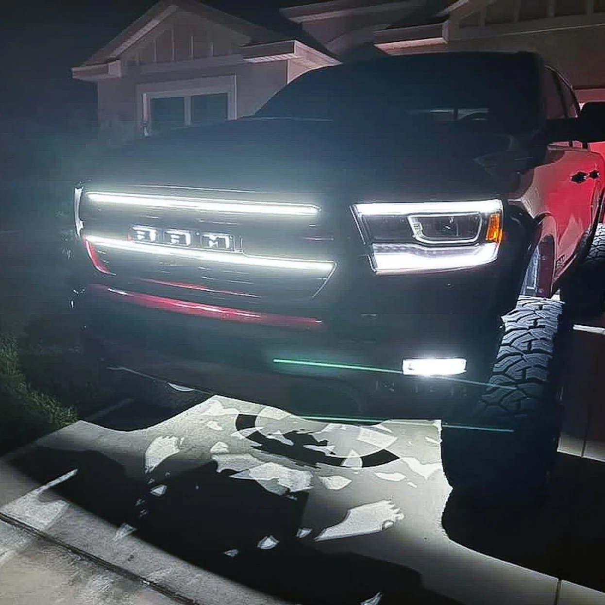 2019-2024 Ram 1500 Laramie LED Grill Accent Lights Bar Kit - Image 6