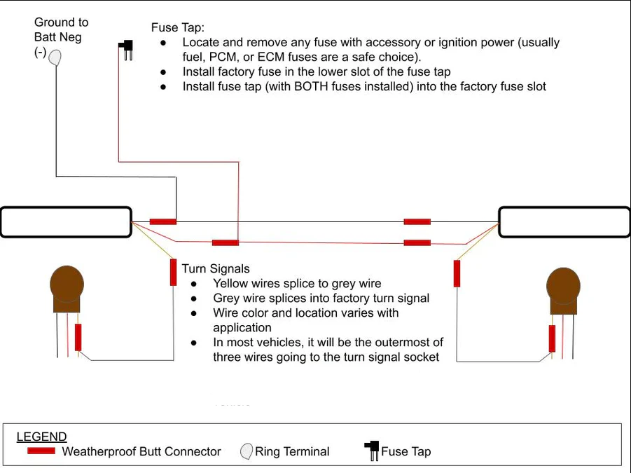 2019-2024 RAM HD ANIMATED SWITCHBACK LED Grill Accent Lights Kit - Image 9