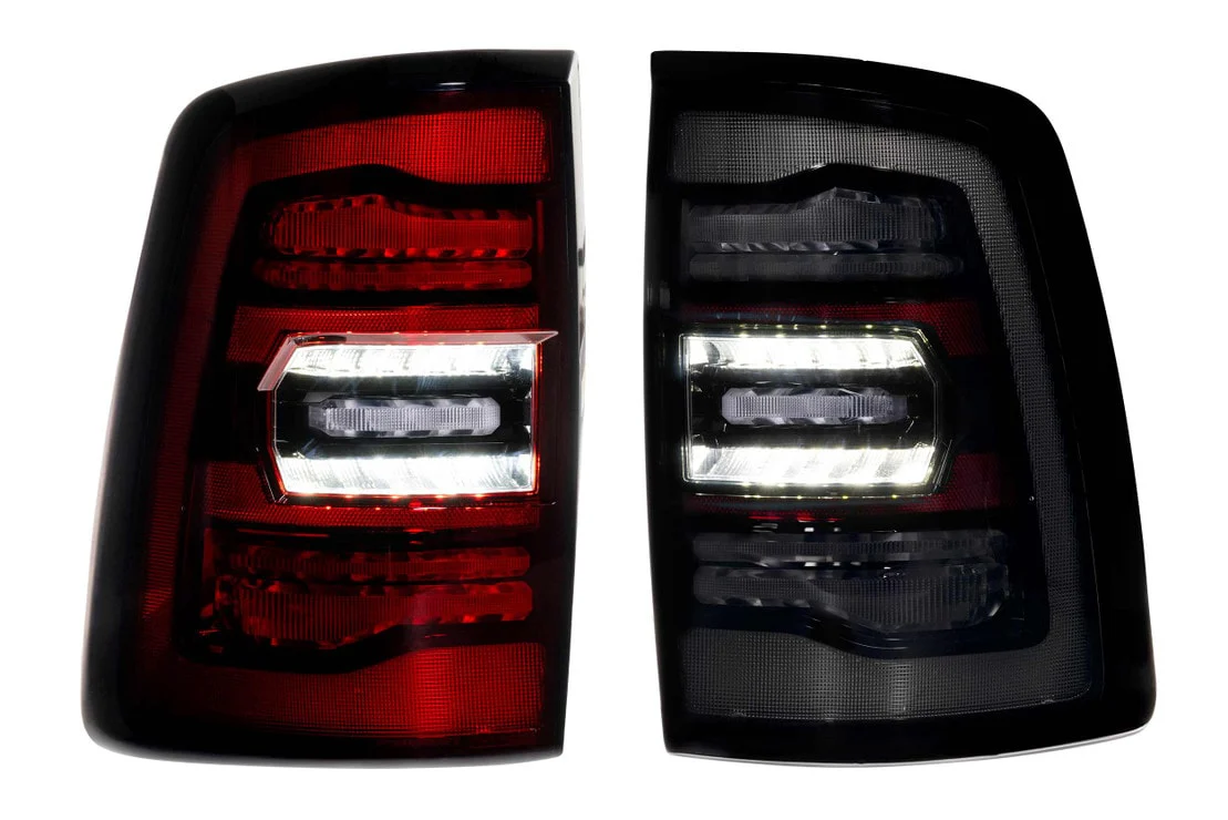 2019-2024 Ram HD 2500 Red Smoked XB LED Tail Lights - Image 10