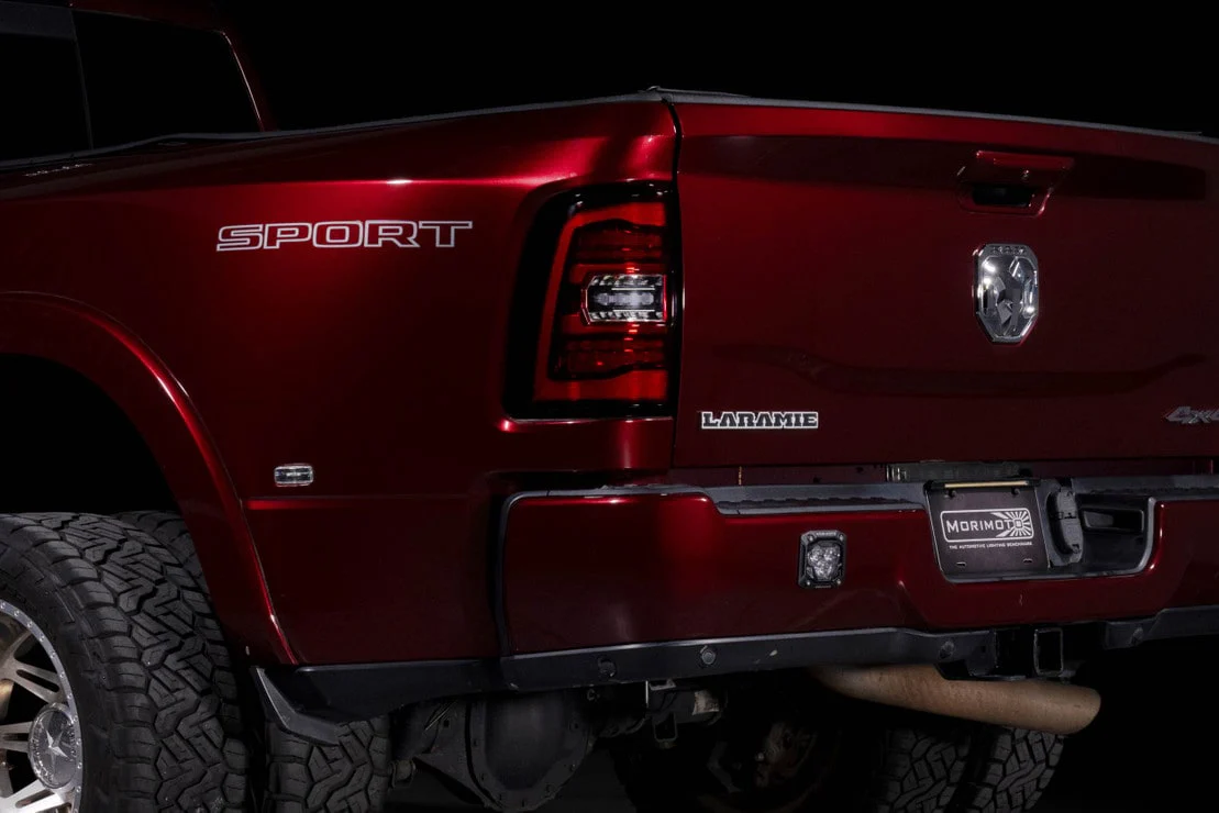 2019-2024 Ram HD 2500 Red Smoked XB LED Tail Lights - Image 13