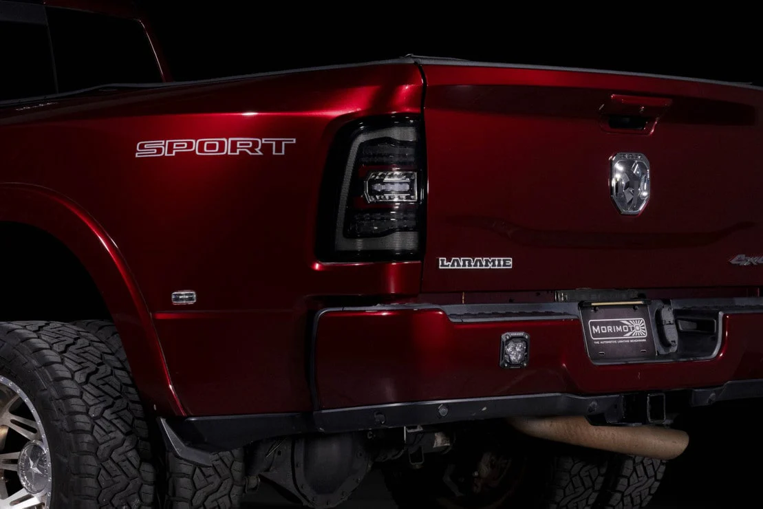 2019-2024 Ram HD 2500 Red Smoked XB LED Tail Lights - Image 14