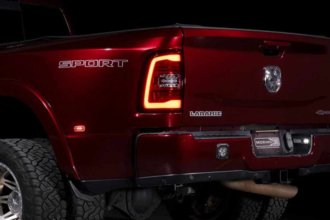 2019-2024 Ram HD 2500 Red Smoked XB LED Tail Lights - Image 15