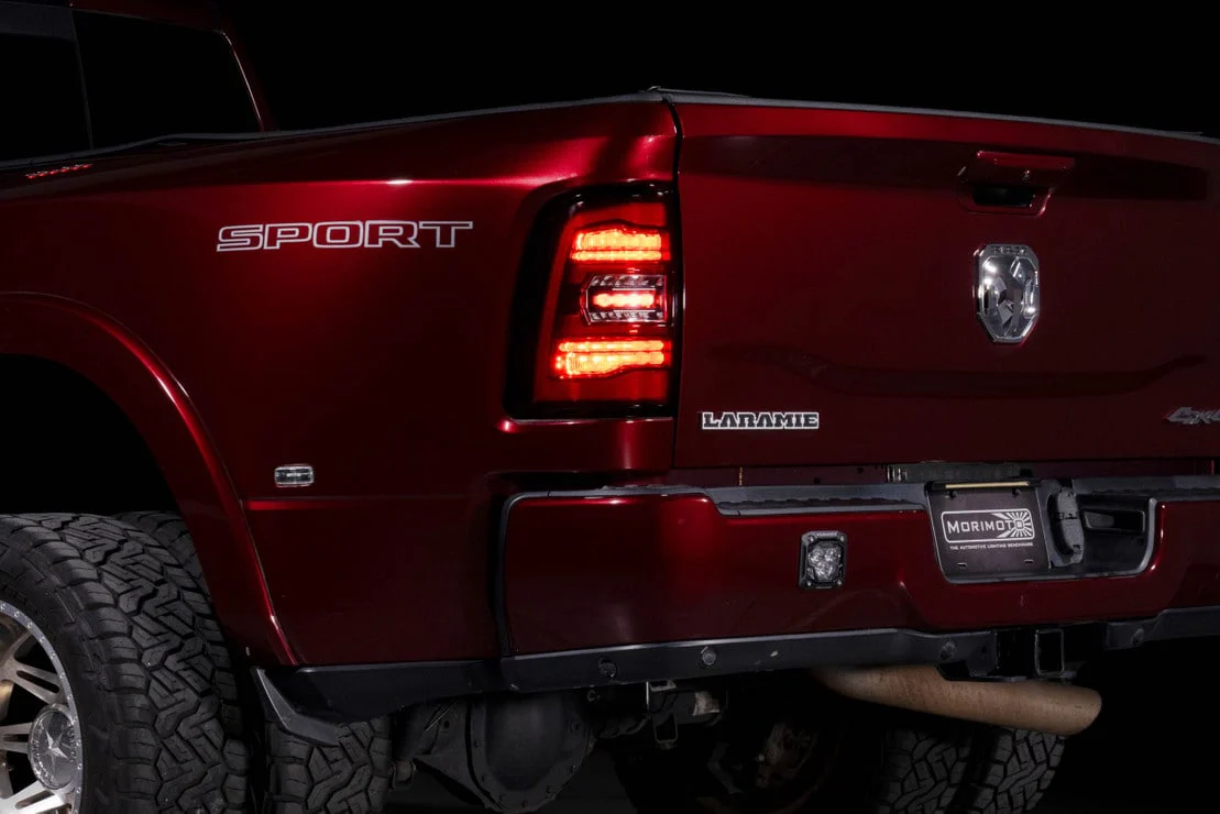 2019-2024 Ram HD 2500 Red Smoked XB LED Tail Lights - Image 16