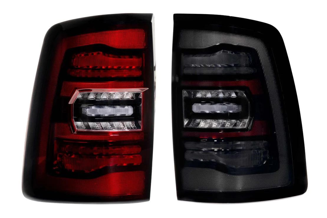 2019-2024 Ram HD 2500 Red Smoked XB LED Tail Lights - Image 6